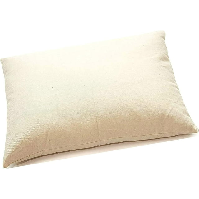 Organic Grown Buckwheat Hulls/Husks Pillow for Neck Support Sleeping