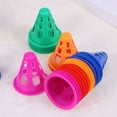 thumbnail image 6 of Raindrops 50 PCS  Multi-purpose Windproof Thickened Plastic Cones for Soccer Roller Skating Physical Sports Training, 6 of 8