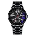 thumbnail image 2 of Man Fashion Watch Clock Stainless Steel Casual Dress Wrist Crystal Jewelry, 2 of 9