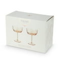 thumbnail image 7 of Twine Tulip Coupe Cocktail Glasses, Champagne Wine Glasses, 9 oz Set of 2, 7 of 7