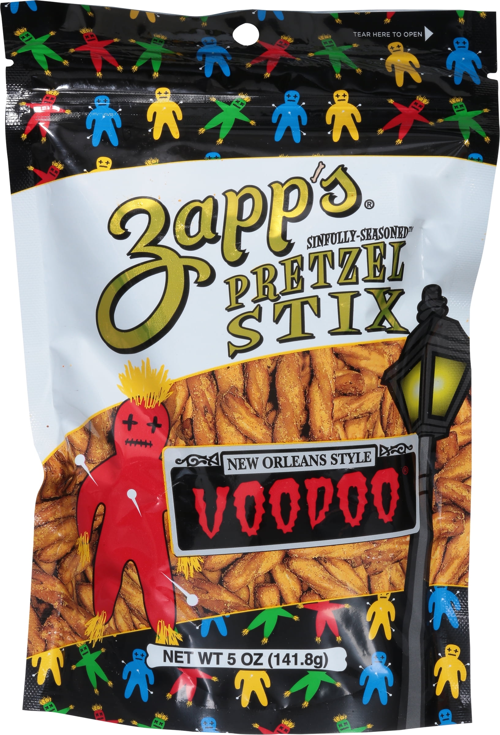 スペシャルオファ Voodoo Zapp's oz 5 Foods Quality Utz Seasoned Stix Pretzel 化粧水・ローション・トナー