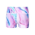 thumbnail image 2 of iiniim Kids Girls Tie Dye Boy-Cut Shorts Bottoms Gymnastics Sports Workout Shorts Activewear, 2 of 7