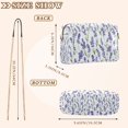 thumbnail image 4 of FORMRS Women Crossbody Purse with Chain Strap Vegan Leather Shoulder Handbag, Watercolor Lavender Pattern, 4 of 7