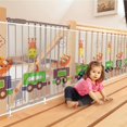 thumbnail image 1 of Red de seguridad gruesa para niños (300Lx79H CM), Red de seguridad de 3 m para escaleras de tren para animales, Red de seguridad para balcones para bebés, 1 of 5