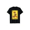 thumbnail image 1 of Men's Spanish-Mexican Style Funny Graphic T-Shirt, 100% Cotton, Black Crew Neck with "el abuelo" Print Casual Menswear, 1 of 6