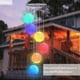 thumbnail image 4 of FloreceBien Joomer - Campana de viento solar para decoración de jardín, luz RGB multicolor, cambio gradual, seis luces solares de colibrí, resistente al agua, encendido y apagado automático, gran, 4 of 6