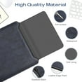 thumbnail image 2 of Fintie Sleeve Case for MacBook Air 13.6 M3 M2 / MacBook Pro 14 / MacBook Pro 13 M2 (2016-2023) / MacBook Air 13.3 - Premium PU Leather Slim Bag Cover with Stand Feature, Navy, 2 of 7