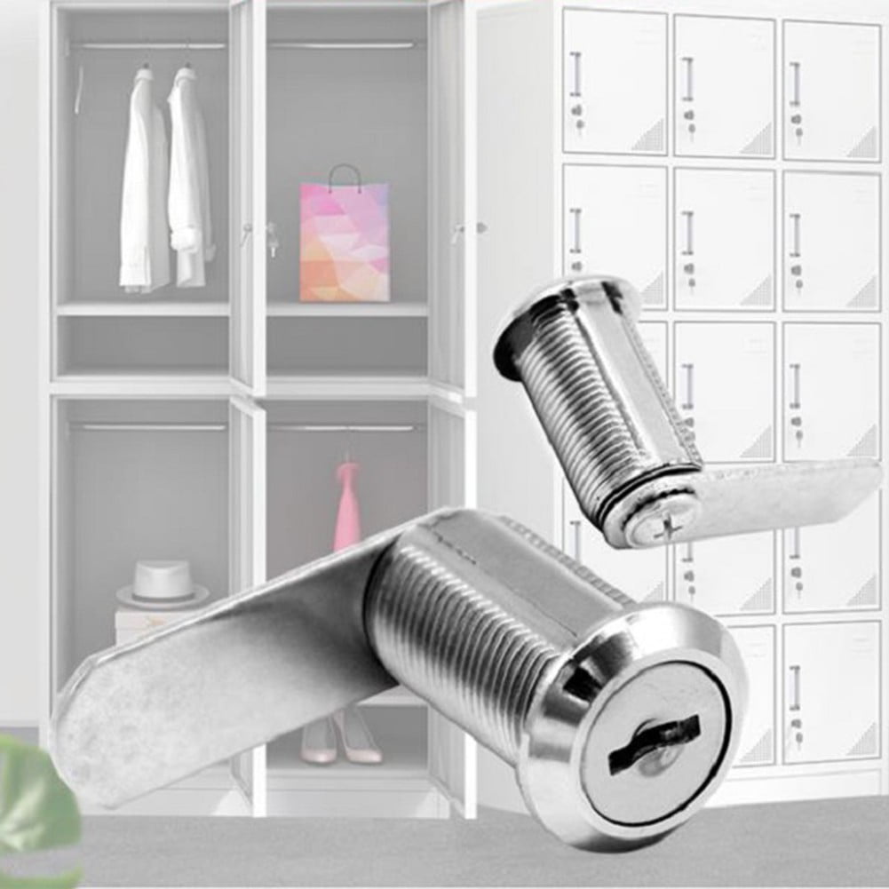 Cogfs Door Lock for Cabinet Mailbox Barrel Drawer Cupboard Locker 25mm+2  Key 