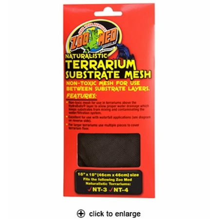 - Zoo Med Naturalistic Terrarium Mesh 18 in x 18 in