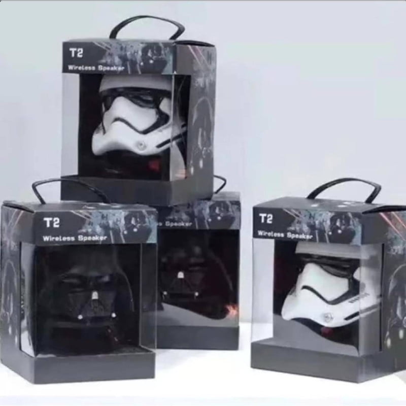 StarWars Stormtrooper Bluetooth Speaker, Portable Wireless Mini USB Speaker, 6-Hour Rechargeable Playtime, Compact Design for Music Lovers, Gift Idea