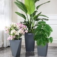 thumbnail image 3 of 1Pcs Artificial Reptile Plants, Terrarium Decor with Suction Cup for Habitat, Hiding Climbing Vine for Bearded Dragon Gecko Lizard Tank, Realistic Monstera Leaf Green, 3 of 9