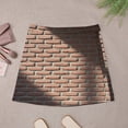 thumbnail image 4 of Red Brick Wall, Brick Stone Wall Women's High Waist Skirt Stretchy Casual Mini Skirt, 4 of 8