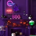 thumbnail image 4 of Halloween Bat Neon Lights Signs Moon Bat LED Neon Lights For Wall Bedroom Bar Halloween Party Decoration, 4 of 8