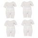 thumbnail image 3 of 4 piezas 1/12 muñecas camisa pantalones traje disfraz juego de simulación juguete niños regalos moda traje de manga corta, 3 of 9