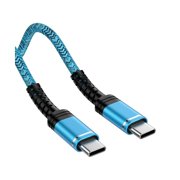Quyaojz USB C to USB C Short Cable [0.3M], 60W 20V/3A PD Fast Charging Data Cable Lead, Google Pixel Type C Charger Cable Fast Charging for Google Pixel 10 Pro 9 8 7 6 5 XL/Samsung Galaxy S26 S25 S24