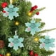 thumbnail image 4 of Adornos Navideños de Vidrio Marino con Forma de Copo de Nieve, Adornos Colgantes de Acrílico 2D para Árbol de Navidad, Arte de Vidrio Marino, Recuerdo de Amistad y Relación, Regalo de Navidad., 4 of 6