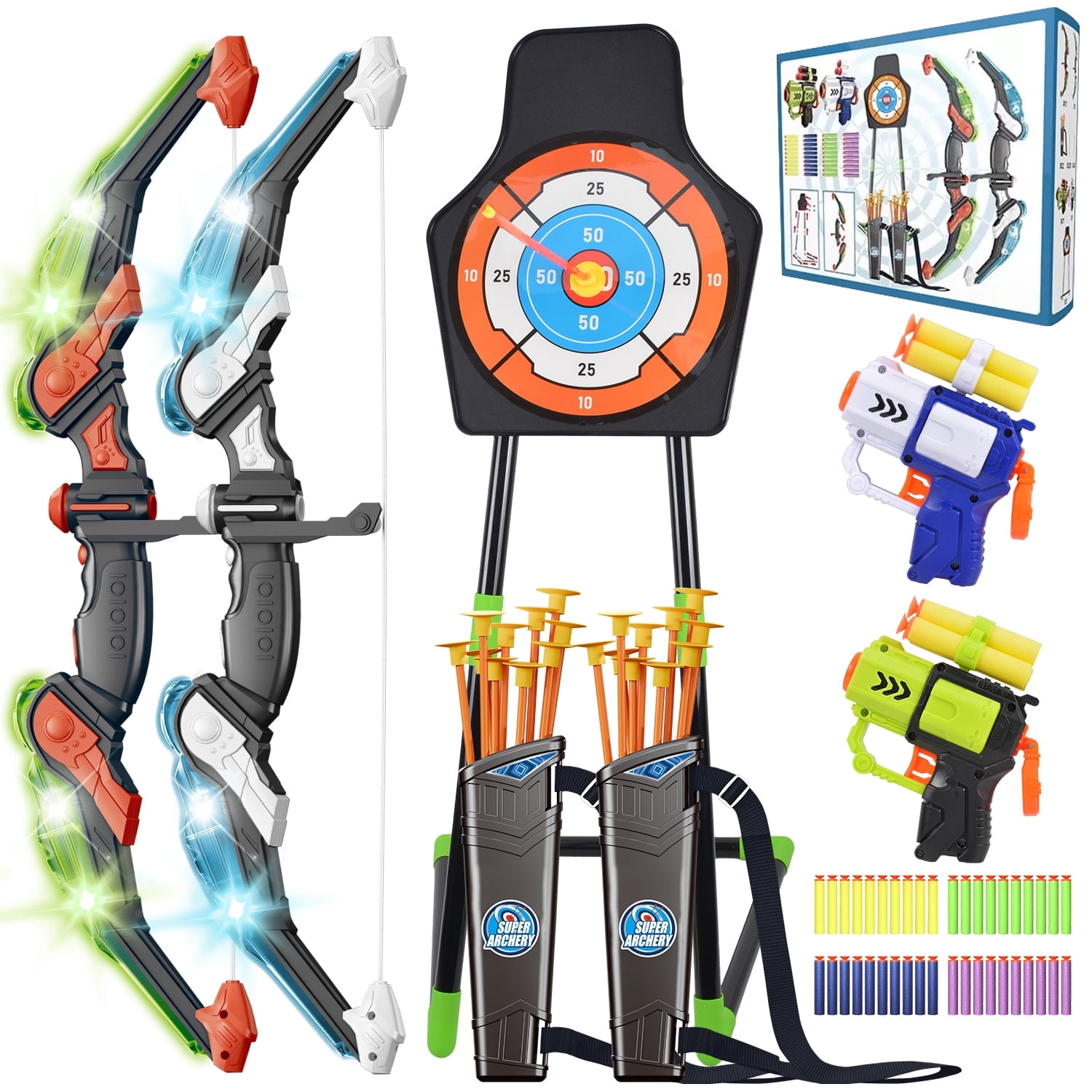 Giddyup! Buck's Archery Crossbow And Arrow Toy Set with Target