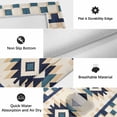 thumbnail image 5 of Blue Beige Black Outdoor Rug 4x6 Ft, Non Slip Washable Area Rug, Boho Southwestern Geometric Vintage Patio Rugs Carpet Runner, Large Floor Mat for Indoor/Outdoor Deck Porch Camping, 5 of 8