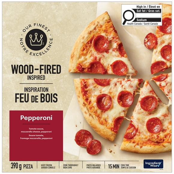 Our Finest Wood-Fired Inspired Pepperoni Pizza, 390 g