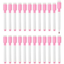 Whiteboard Pen, 0.5-1mm Fine Tip Dry Erase Rose Red White Board Markers, 24 Pcs