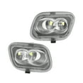 thumbnail image 1 of Luz de espejo retrovisor para Ford F-150 F-250 F-350 F-450 Super Duty FL3Z13B374B FL3Z-13B374B 12 V impermeable lente transparente blanco charco lateral luces LED montaje ABS negro 2 piezas, 1 of 1