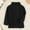 Black, variant on Boys Girls Soft Cotton Long Sleeve Turtleneck Shirts Solid Color Autumn T-Shirt for Kids 2-8 Years