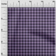 thumbnail image 2 of oneOone Silk Tabby Purple Fabric Houndstooth Fabric For Sewing Printed Craft Fabric By The Yard 42 Inch Wide, 2 of 4