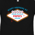 thumbnail image 4 of Inktastic Las Vegas Stays at Papa's Boys or Girls Toddler T-Shirt, 4 of 5