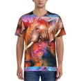 thumbnail image 4 of Haiem Hip Hop Hipster Baseball Jersey Button Down Shirts Sports Uniforms Men Women Jersey(Oil Paintings of Elephants,Medium), 4 of 9