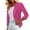 Hot Pink, variant on Rollbacks & More GaThRRgYP Women's Single Breasted Blazer,Solid Blazers for Women Business Casual 3/4 Sleeve Lapel Open Front Suit Jacket Work Blazer with Pockets Blue L