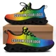 thumbnail image 1 of Zapatos de trabajo morados para mujer, estilo dentista, enfermera, planos, deportivos, con suela exterior, informales, para correr y correr, para verano, 1 of 6