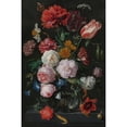 thumbnail image 2 of Jan Davidsz de Heem 11x14 Gold Ornate Wood Frame and Double Matted Museum Art Print Titled - Still Life with Flowers in a Glass Vase (1650 - 1683), 2 of 4