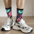 thumbnail image 4 of Uemuo Donuts1 Pattern Women's Crew Socks, Soft Durable Breathable Moisture-Wicking with Odor Control Cotton socks, 4 of 9