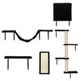 thumbnail image 4 of Cat Trees Cat Wall Shelves, Wall-Mounted Cat Climber Set of 5, Floating Cat Perches, Cat Furniture,Cat Condos, 4 of 18