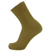 Thin 100% Cotton Socks for Men - 3-pairs in one pack - HIDDEN ELASTIC AT TOP ONLY - select size by your shoe size