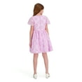 thumbnail image 6 of Kensie Girl Cap Sleeve Sequin Butterfly Soutache Mesh Dress, Sizes 4-16, 6 of 6