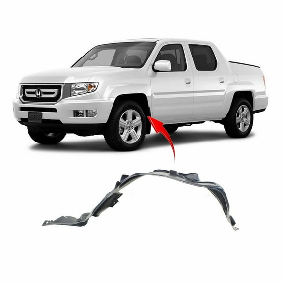 DCP Fender Liner Driver Side for Honda Ridgeline 2006-2011 HO1248125 74151SJCA00