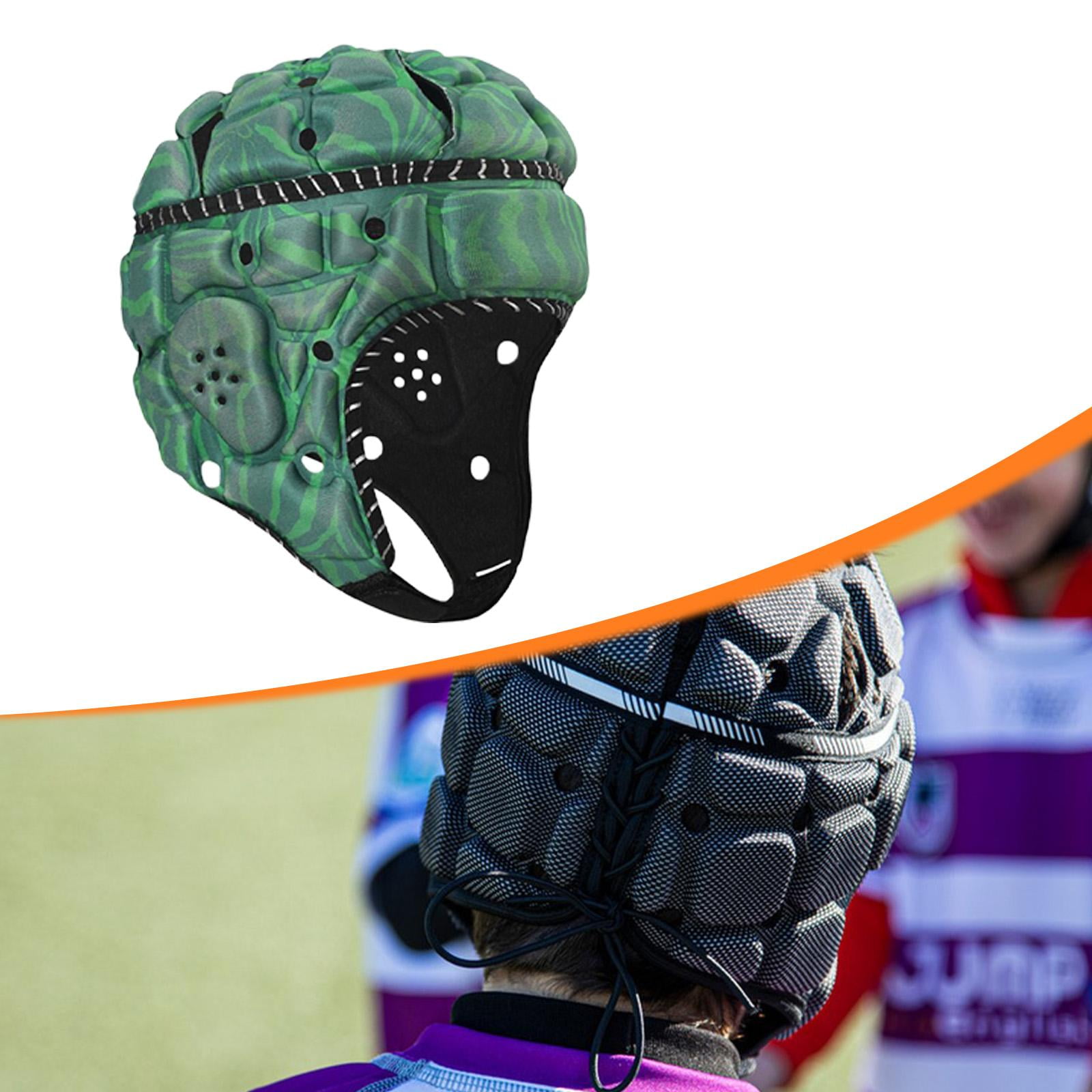 Rugby Headguard Football Helmet Sports Cap High Density Foam Padding for Boys Girls Soccer Goalkeeper