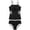 Black, variant on Girls Swimsuit Bikini Set 2 Piece Tankini Swimsuit Adjustable Straps Cut Out Swimwear Black Girls Bathing Suit 14-16 Years