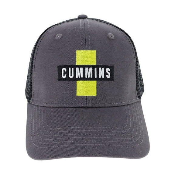 Cummins Hat Cmn35189 Vintage Baseball Cap 1952 Cummins Logo Dodge Engine Fan Retro Style Trucker Hat For Men Women - Mesh Snapback Cap Gray
