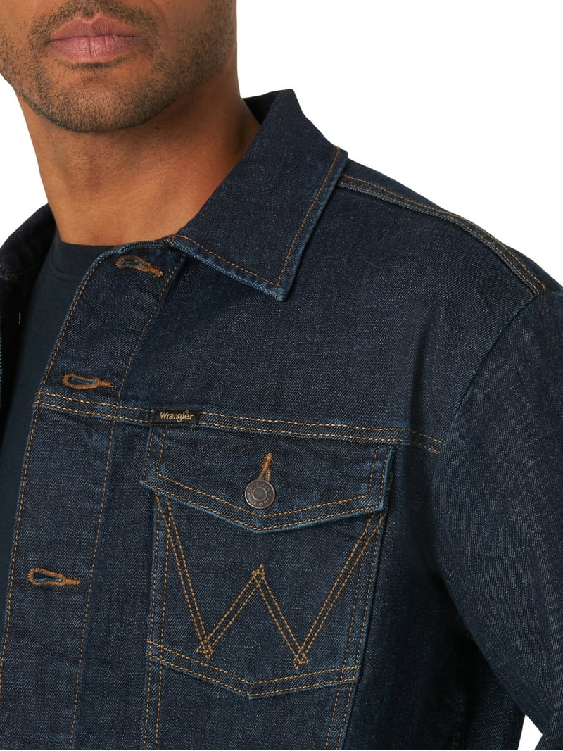 Wrangler　Coating Denim Trucker Jacket Free Shipping! Wrangler Men's Classic Denim Trucker Jacket