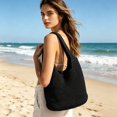 thumbnail image 2 of ibiyuan Small Crossbody Bags For Women Solid Color Handwoven Large Capacity Beach Shoulder Tote Bag Lightweight Daily Carryall Gifts For Women, 2 of 5