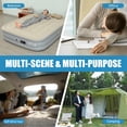 thumbnail image 6 of TripHug Queen Air Mattress with Built-in Pump, 2 Min Fast Inflation, 16" Raised Height, Supports up to 650 lbs, for Camping, Home Use, Guests, Portable Travel, 6 of 7