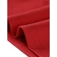 thumbnail image 5 of INSPIRE CHIC Women's Spaghetti Strap Split Hem Cocktail Office Sheath Dress S Red, 5 of 6