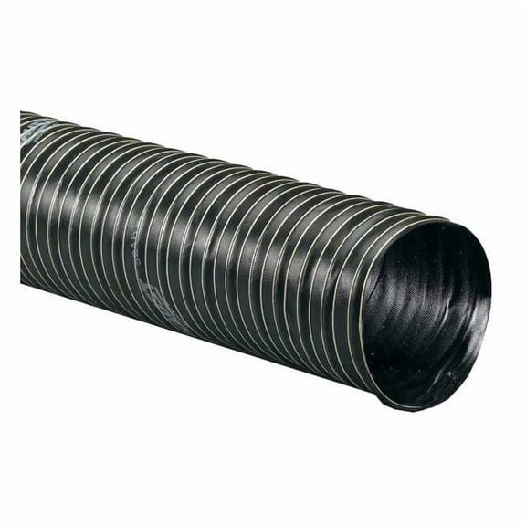 Flexaust Co Ducting Hose,12 ft L,Black 2900400012