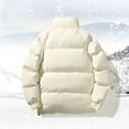 thumbnail image 5 of Maoxin Mens Jacket Men's Casual Sports Daily Outdoor Stand Collar Long Sleeve Jacket White M, 5 of 8