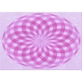 thumbnail image 1 of Ahgly Company Indoor Rectangle Patterned Blossom Pink Area Rugs, 5' x 7', 1 of 6