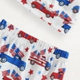 thumbnail image 4 of CAUYDY 4th of July Baby Boy Outfits Newborn Fourth of July Romper + Pants + Hat 3PCS Clothes Set for 3 6 9 12 18 Months Infant Boys Summer Fall Wear (Sizes 0-3 Months,Red), 4 of 7