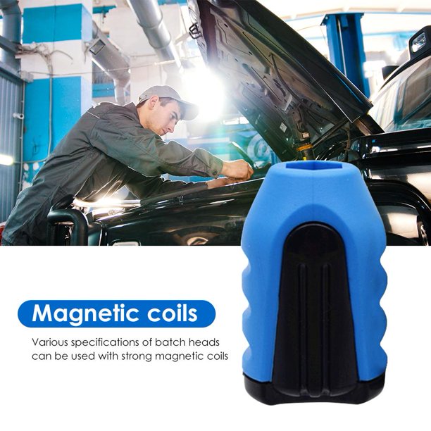 Fuerte magnetizador Broca Anillo magnético Imán Destornillador Bits (Azul) Ndcxsfigh nuevos