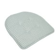 thumbnail image 2 of Houndstooth U-Shaped 16 x 17 Memory Foam Chair Pad Pistachio 12 Pack, 2 of 3